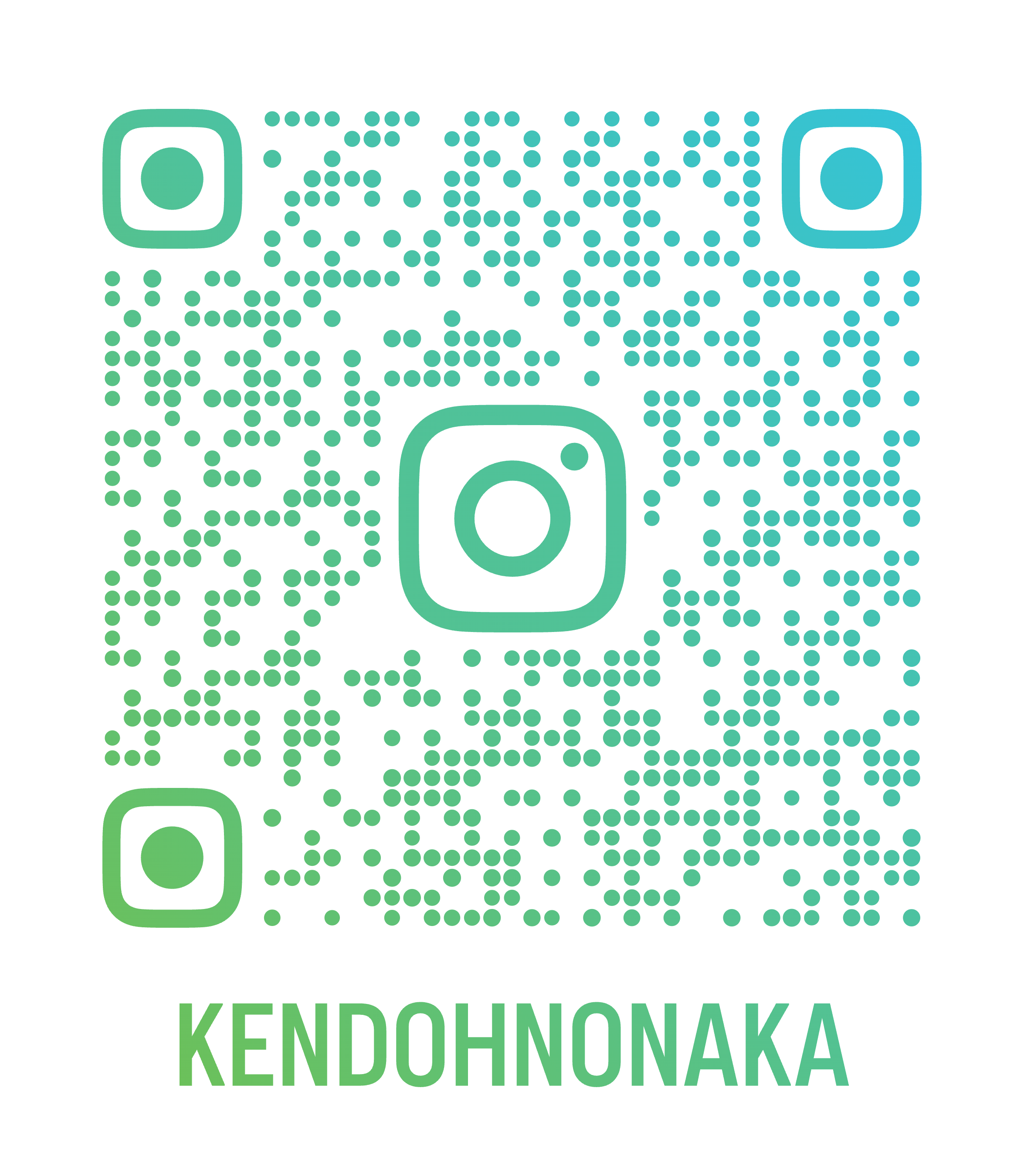 大野中剣道会 公式Instagram QRコード